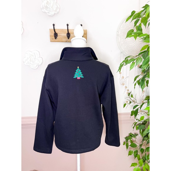Baxter & Wells Vintage Embroidered Holiday Cardigan Sweater Size S - Picture 6 of 6